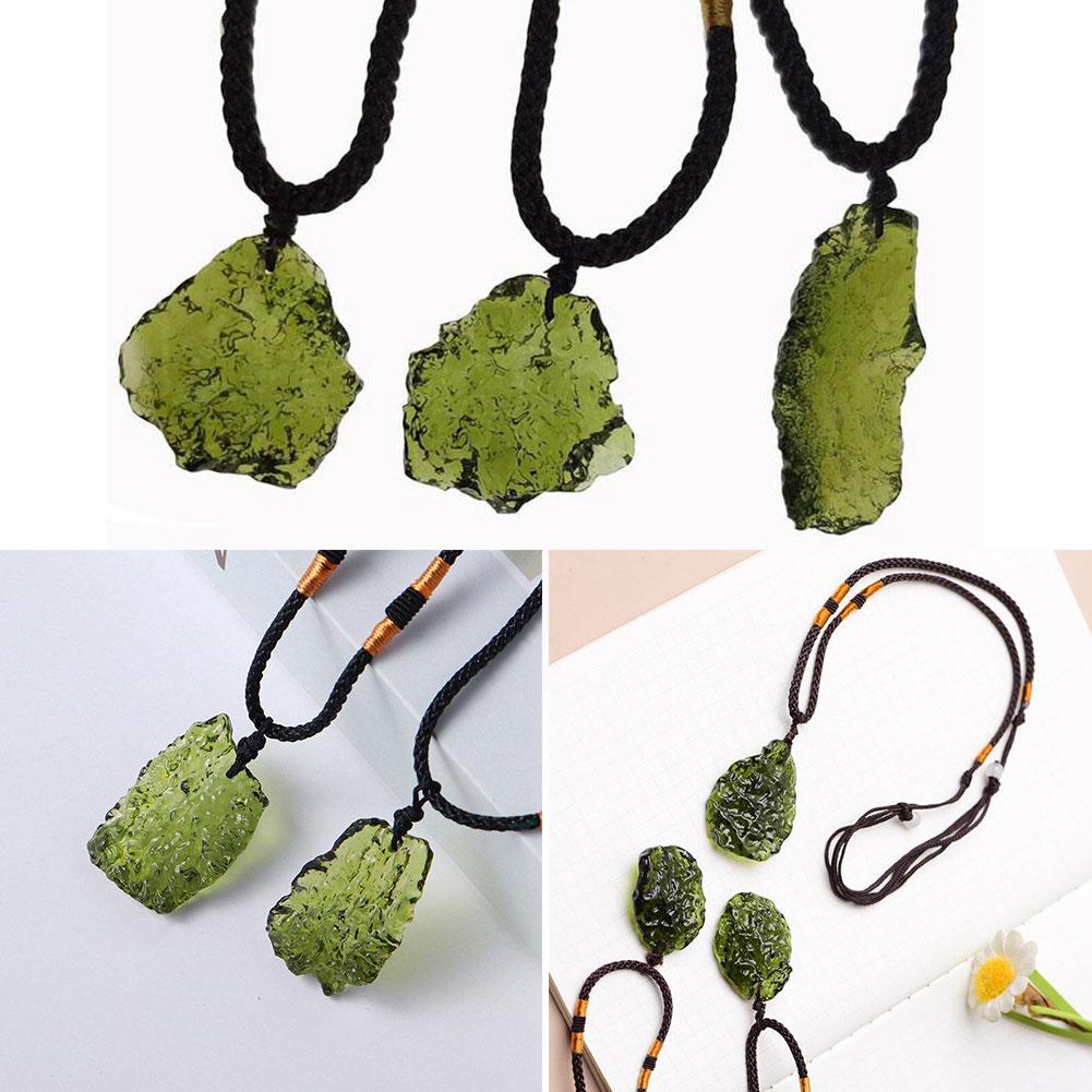 Crystal Pendant Necklace Natural Stone - Natürliche einzigartige Kristall Quarz Halskette Impact