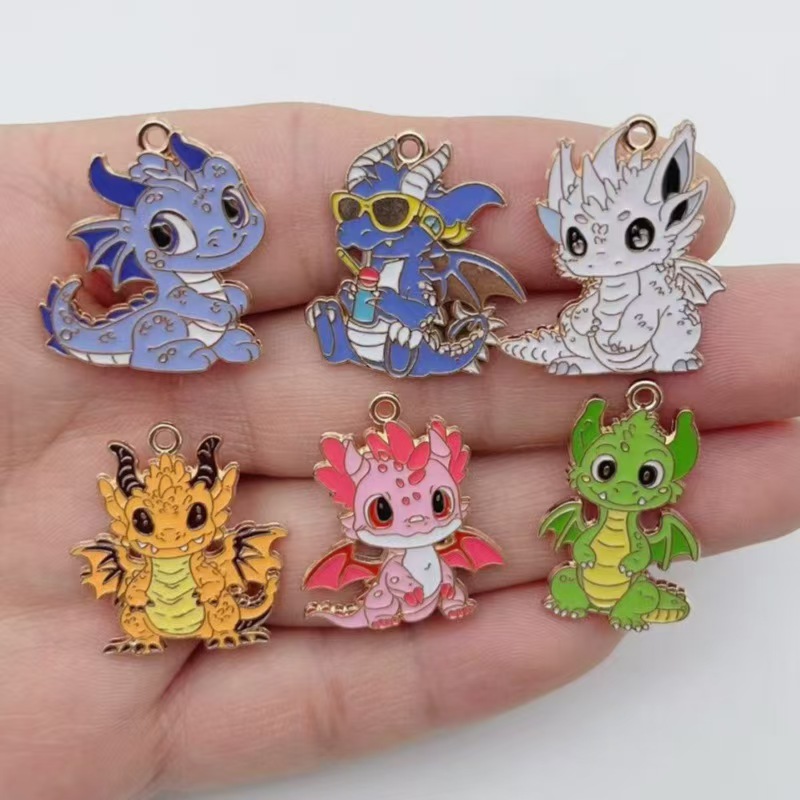 Earrings - 10 Stück Personalisierte kleine fliegende Drachen