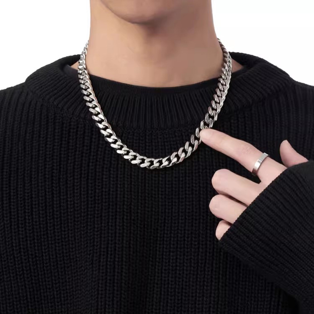 Cuban Link Chain 12Mm - 3/5/7mm Edelstahl Cuban Link Kette Klassische