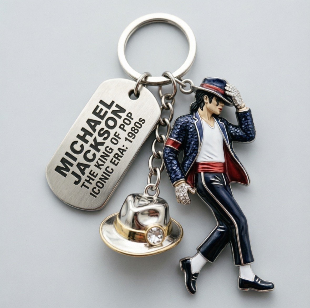 Rings - Michael Jackson Schlüsselanhänger Rucksack Taschen Anhänger