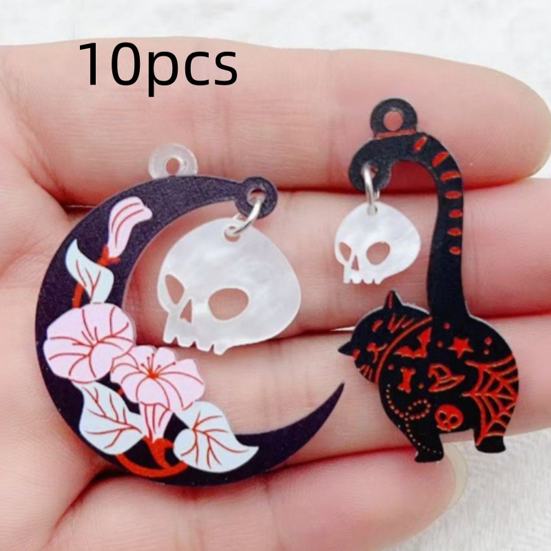 10 Stück Halloween-Schmuck aus – Earrings Bewertung und Preis