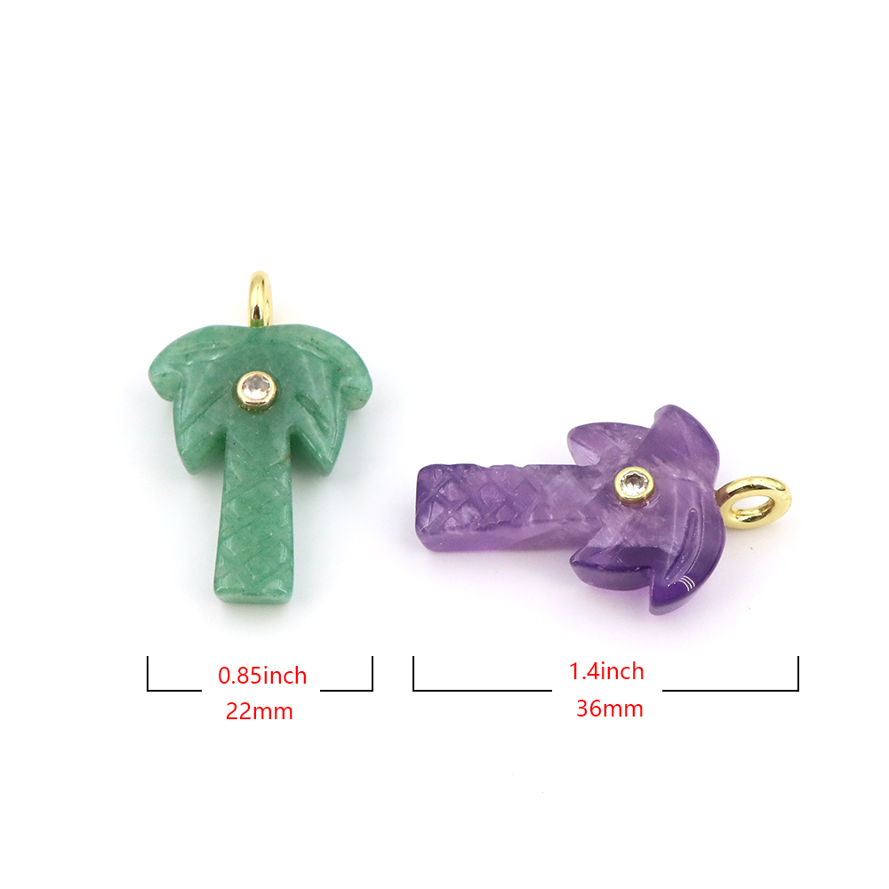 Anhänger aus Naturstein in Kok – Crystal Pendant Necklace Natural Stone Bewertung und Preis