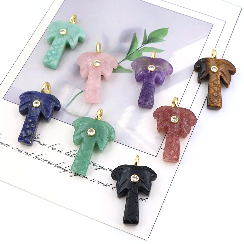 Anhänger aus Naturstein in Kok – Crystal Pendant Necklace Natural Stone Bewertung und Preis