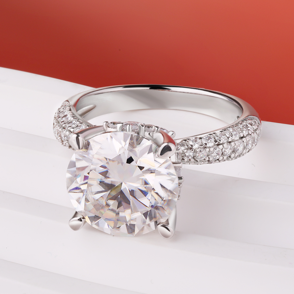 BXINY D Farbe 5CT Moissanit Ri – Moissanite Engagement Ring 1 Carat Bewertung und Preis