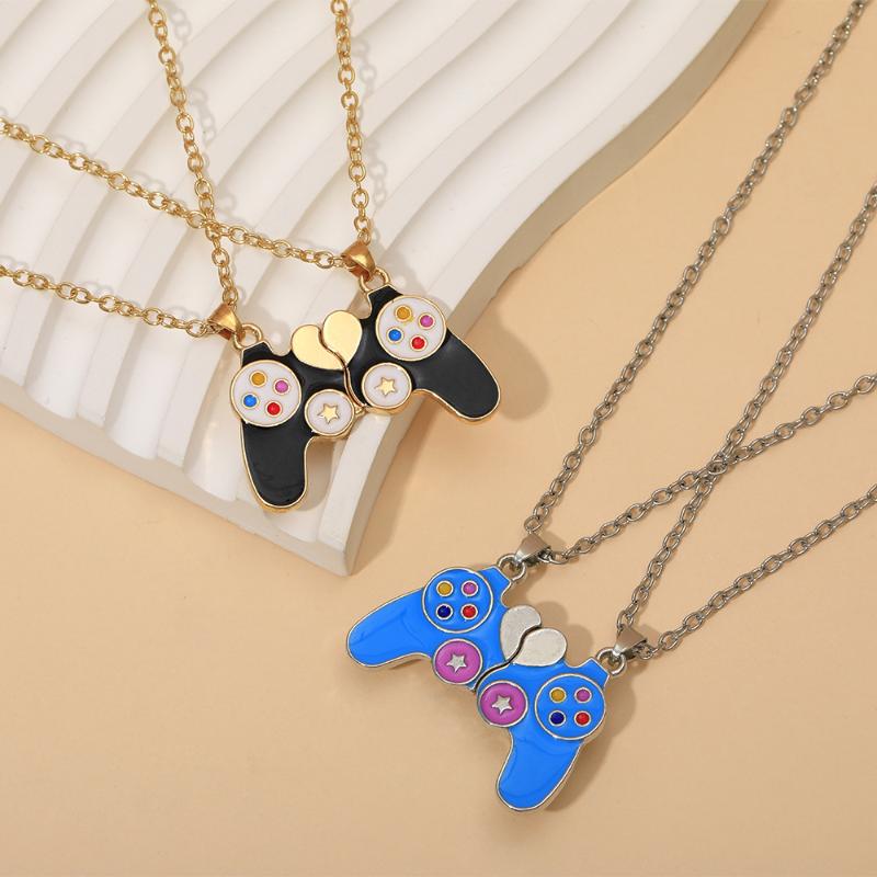 Paar-Magnet-Game-Controller-Ha – Magnetic Couple Matching Necklaces Bewertung und Preis