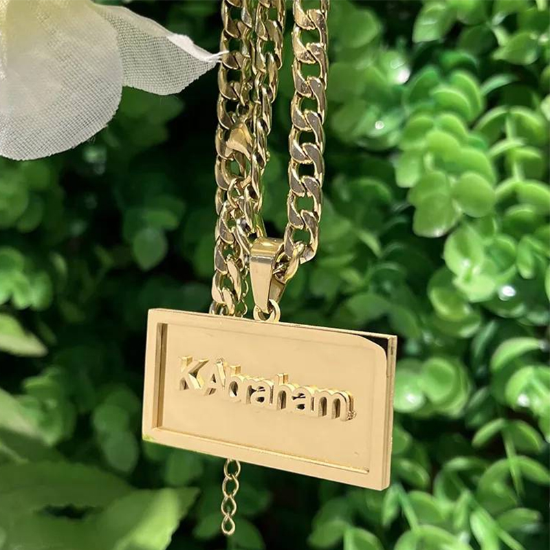 Benutzerdefinierte Name Hip Ho – Custom Name Necklace Stainless Steel Bewertung und Preis