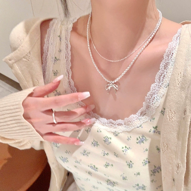 Modische Vintage-Halskette mit – Layered Pendant Necklace Aesthetic Bewertung und Preis