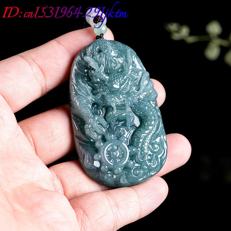 Burmesische Jadeit-Drachen-Anh – Necklaces Bewertung und Preis