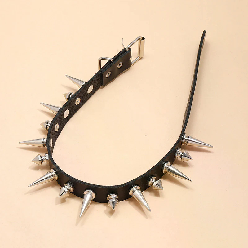 Langes Spike-Choker-Halsband a – Goth Punk Spike Choker Bewertung und Preis