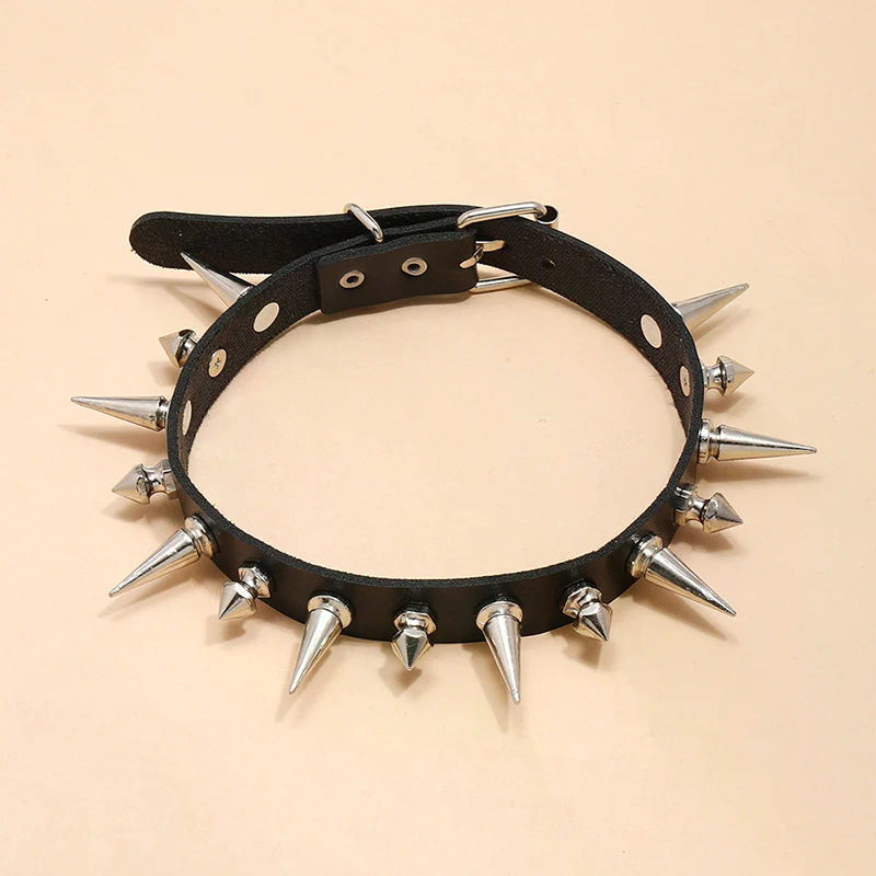 Langes Spike-Choker-Halsband a – Goth Punk Spike Choker Bewertung und Preis