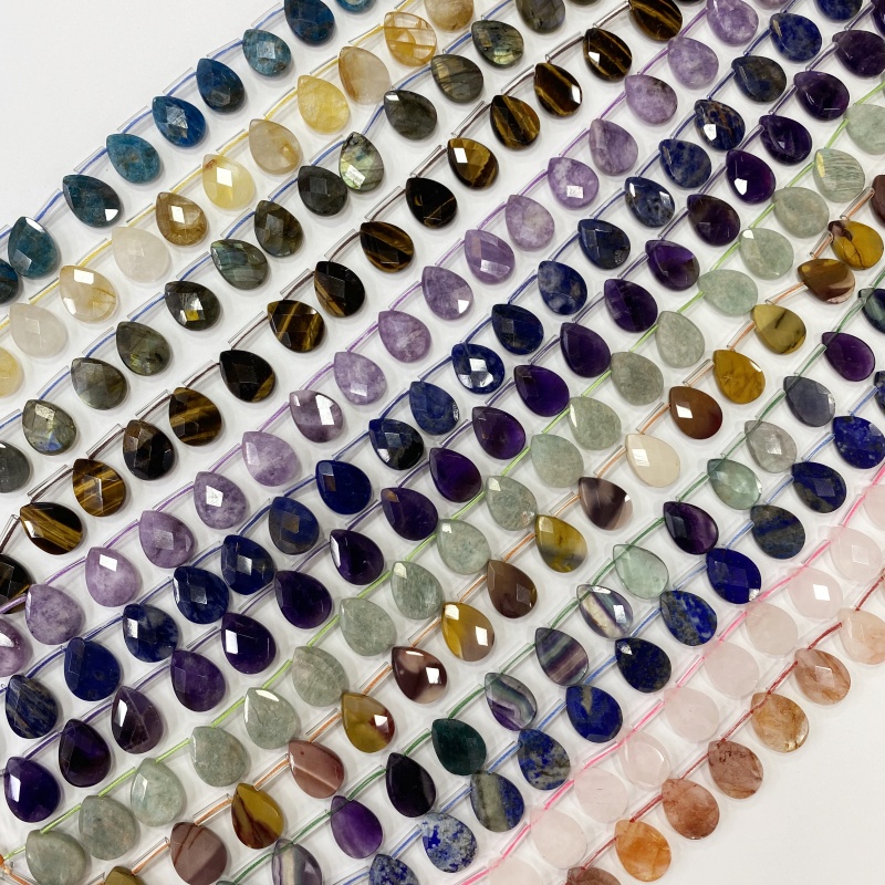 13x18mm Facettierte Tropfenför – Crystal Pendant Necklace Natural Stone Bewertung und Preis