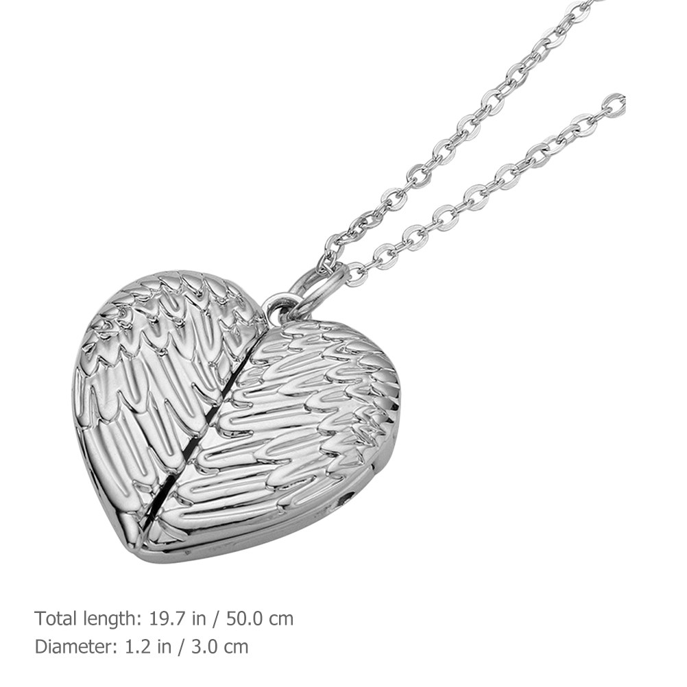 Herz-Medaillon-Halskette für D – Heart Locket Necklace Photo Bewertung und Preis