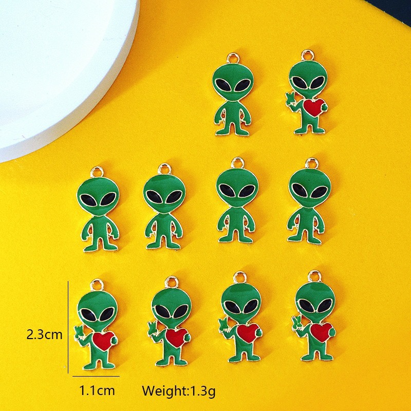 10 Stück Einfache Alien-Legier – Earrings Bewertung und Preis