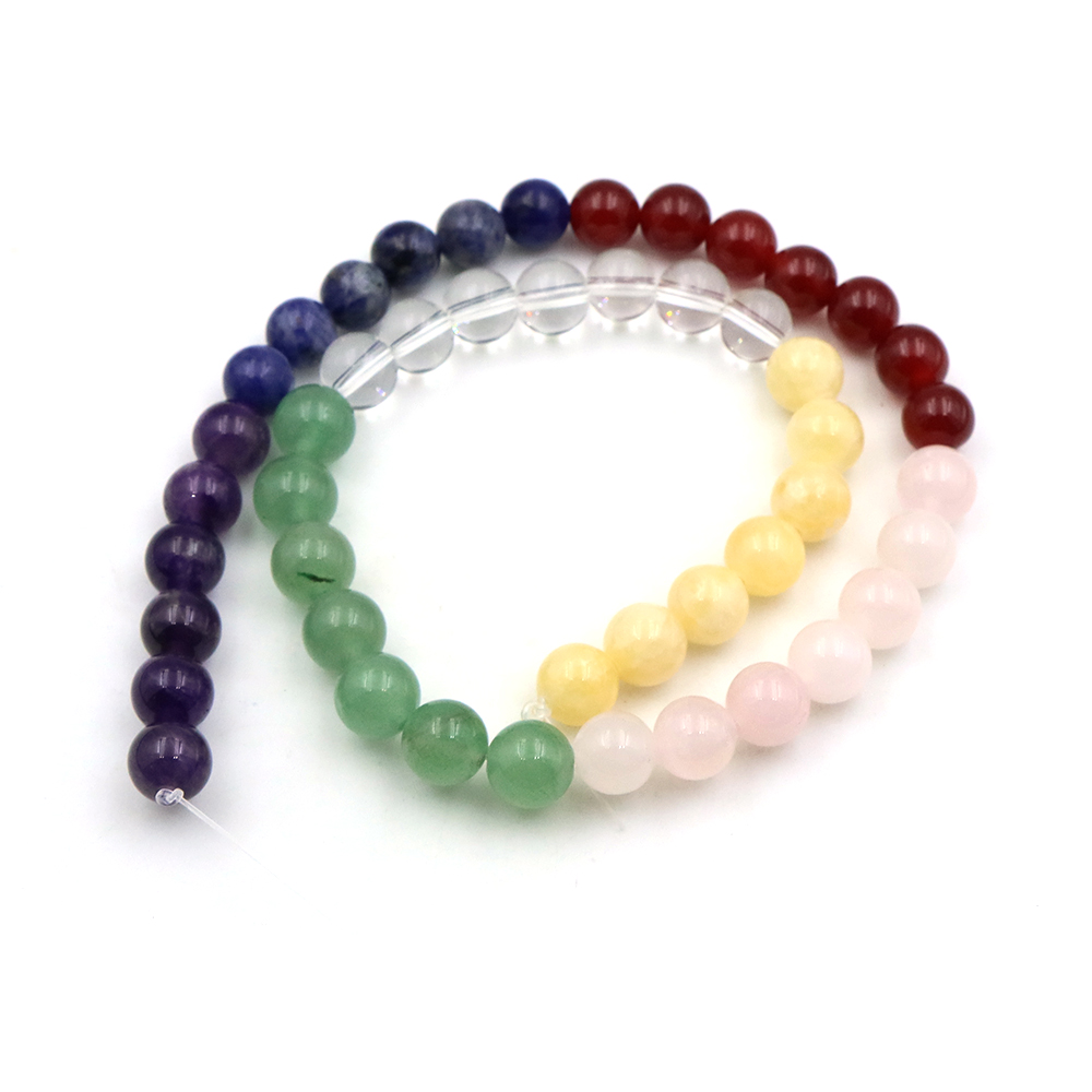 Natürliche 7-Chakra-Kristallpe – Crystal Pendant Necklace Natural Stone Bewertung und Preis