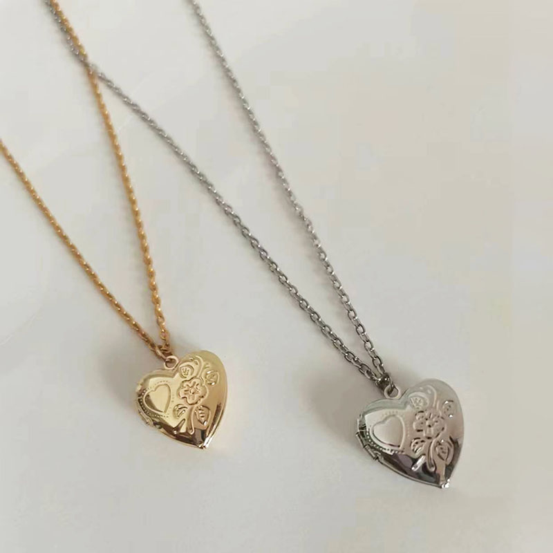 1pc Tiny Heart 14mm Foto Rahme – Heart Locket Necklace Photo Bewertung und Preis