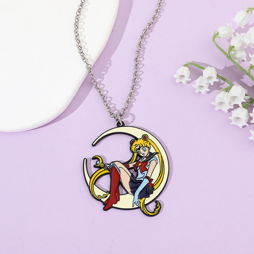 Süße Anime Metall-Emaille-Hals – Anime Pendant Necklace Bewertung und Preis
