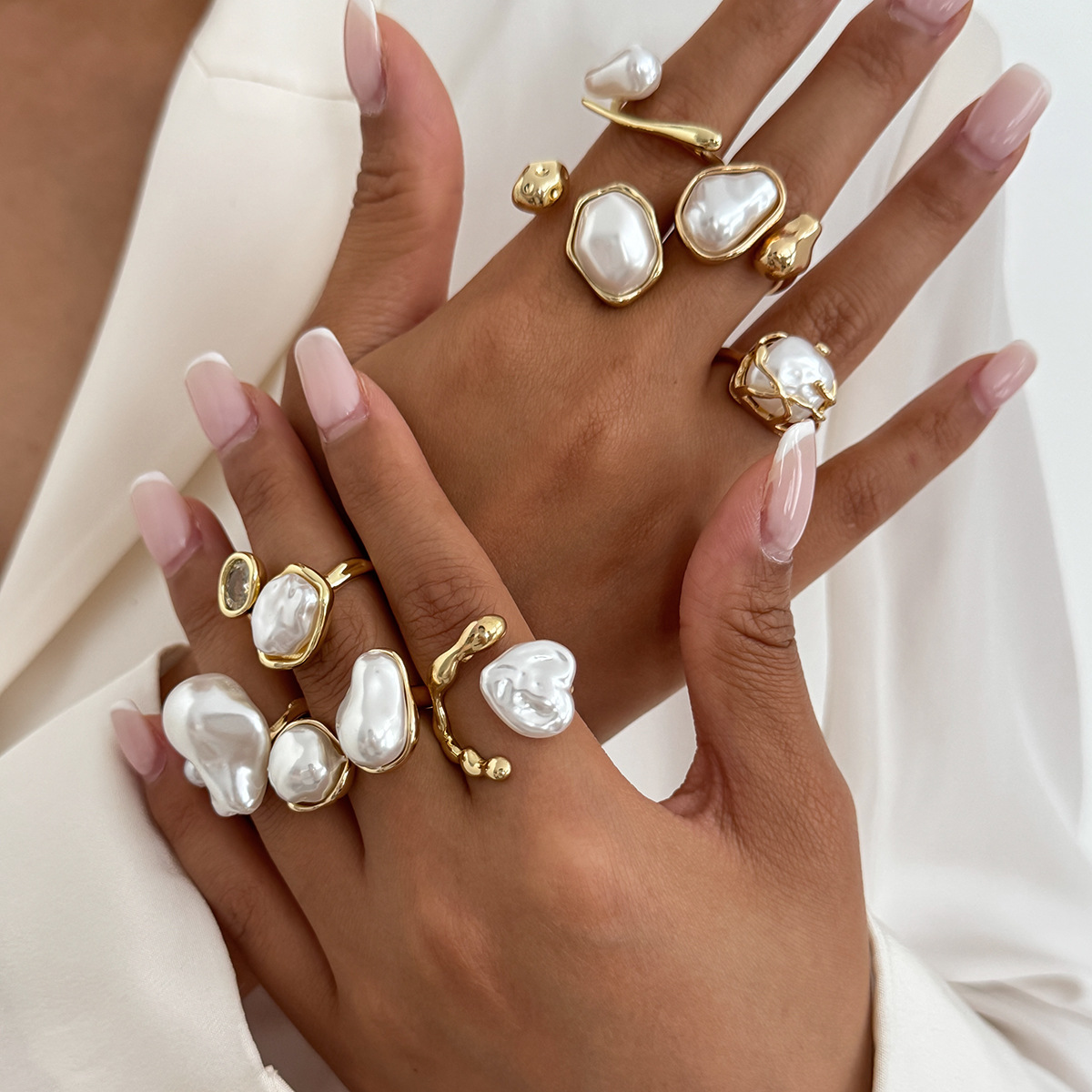 7 Teile/satz Gold Farbe Unrege – Vintage Punk Knuckle Rings Set Bewertung und Preis