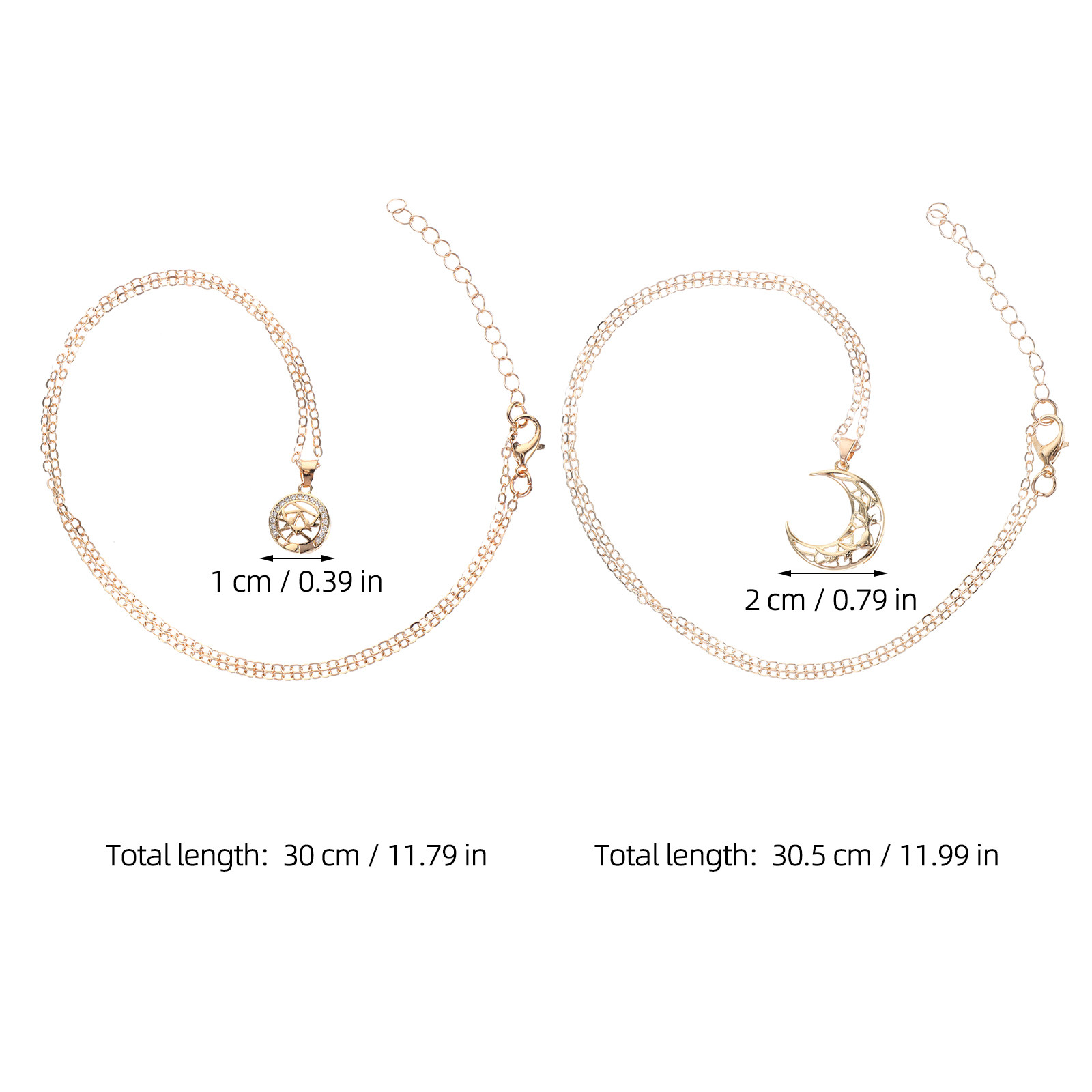 1 Paar Sonne-Mond-Halskette fü – Magnetic Couple Matching Necklaces Bewertung und Preis