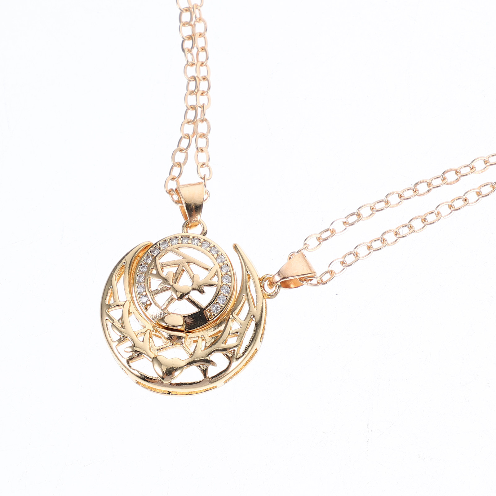 1 Paar Sonne-Mond-Halskette fü – Magnetic Couple Matching Necklaces Bewertung und Preis