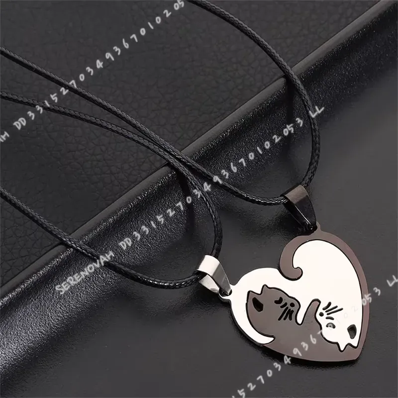 1 Paar Kreative Niedliche Edel – Magnetic Couple Matching Necklaces Bewertung und Preis