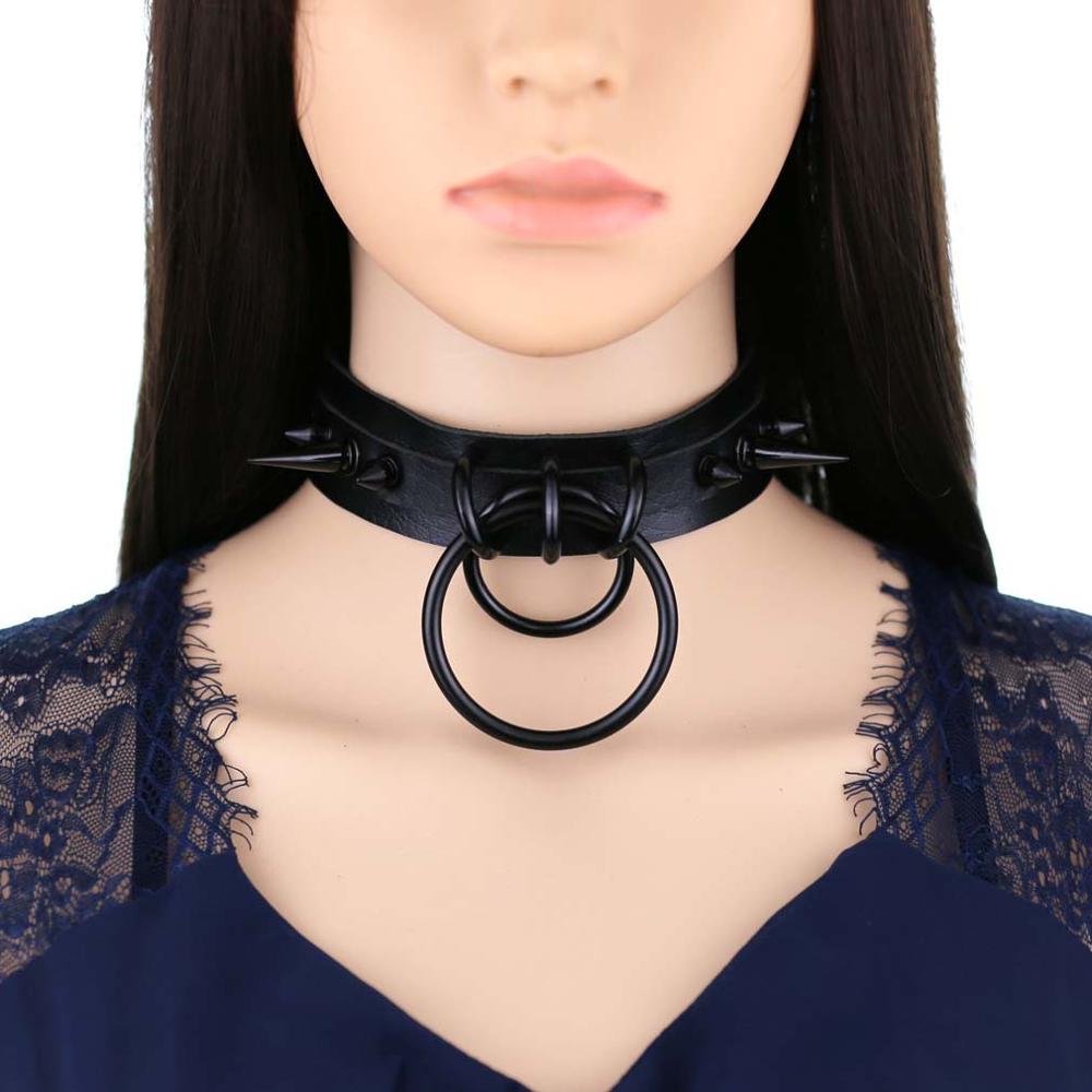 Schwarzen Stachel Halsband Got – Goth Punk Spike Choker Bewertung und Preis
