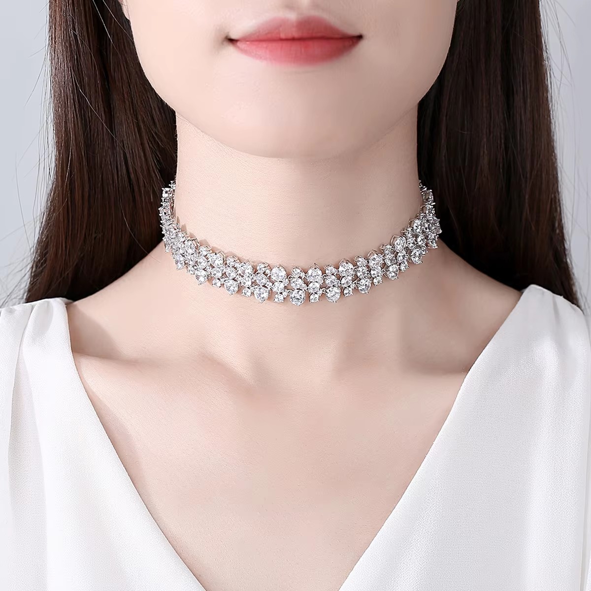 LUOTEEMI Dreilagiger Zirkonia- – Layered Pendant Necklace Aesthetic Bewertung und Preis