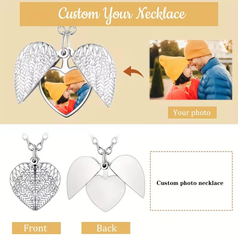 Benutzerdefinierte Foto Herz M – Heart Locket Necklace Photo Bewertung und Preis