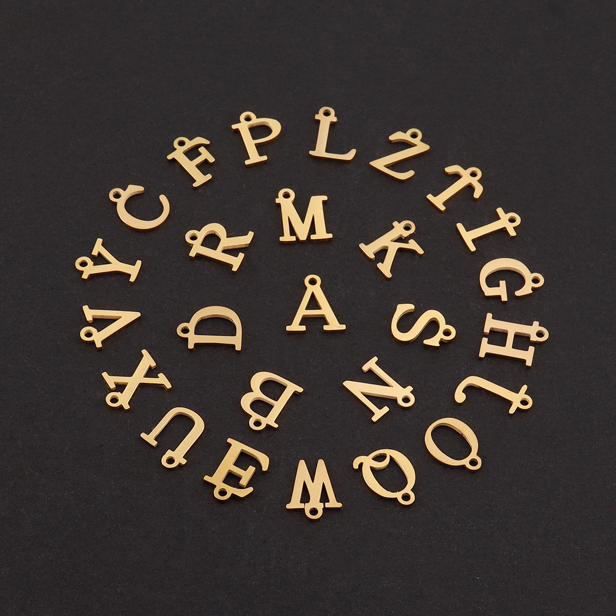 Modische A-Z Initial Herzanhän – Initial Letter Necklace 18K Gold Bewertung und Preis